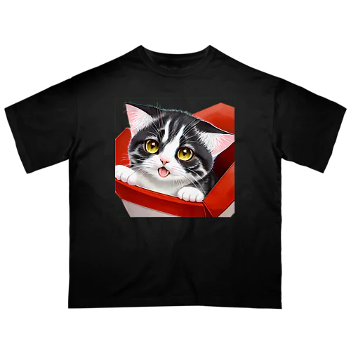 ねこのちぇっかー Oversized T-Shirt