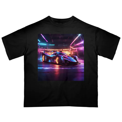 未来の車 オーバーサイズTシャツ