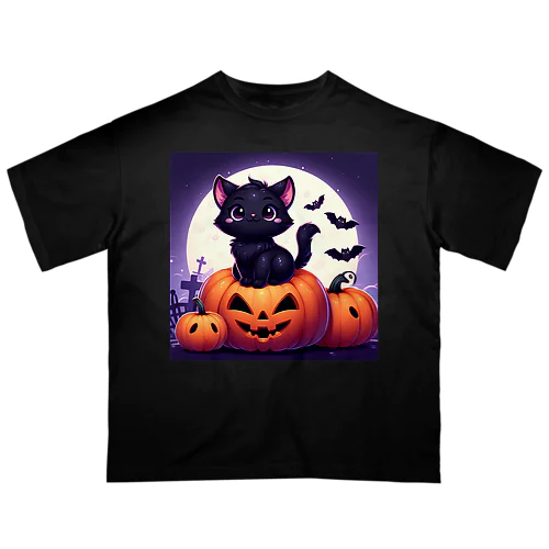 ハロウィンキャッツ Oversized T-Shirt