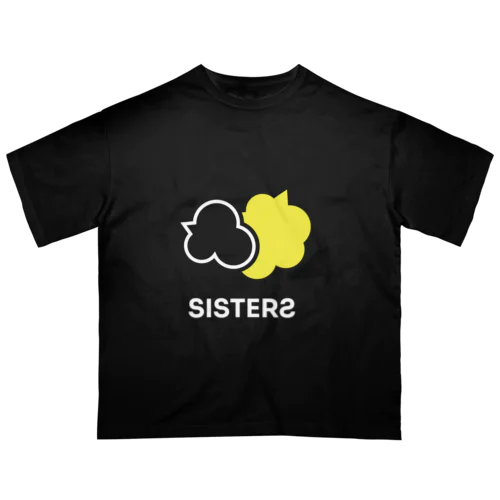 ホームページクリエイターターキー（SISTERS）ブラック オーバーサイズTシャツ