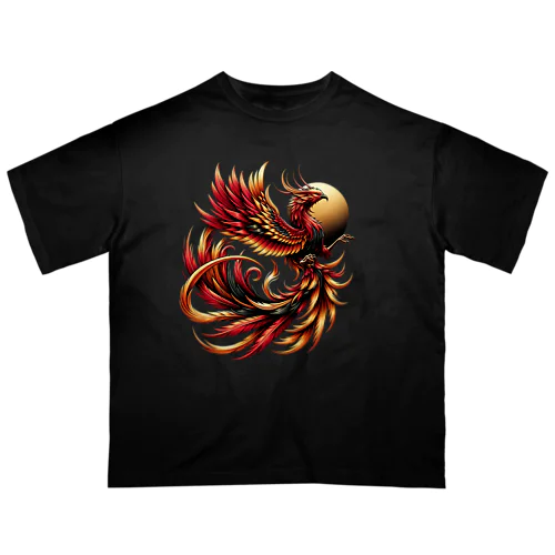 炎舞鳳凰 - Blaze Phoenix Tee" Oversized T-Shirt