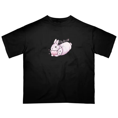 ずきゅきゅんうさぎ オーバーサイズTシャツ