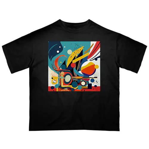ガラクタアート Oversized T-Shirt