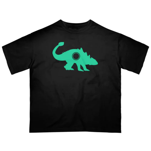 Dinosaurs monogram9 Oversized T-Shirt