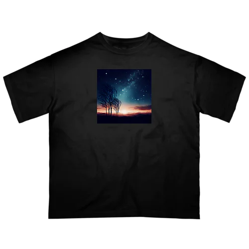 幻想的な夜空🌌 オーバーサイズTシャツ