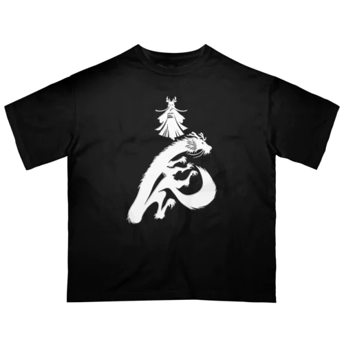 辰年辰姫ホワイト オーバーサイズTシャツ