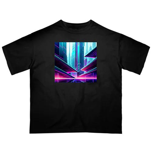 サイバーパンク都市 Oversized T-Shirt