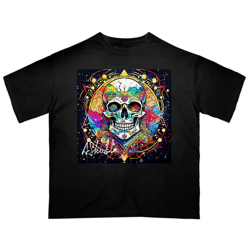 Skull_004 オーバーサイズTシャツ