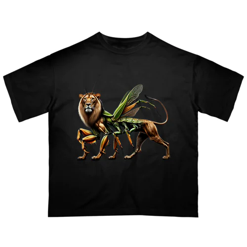 leo×praying mantis=? オーバーサイズTシャツ