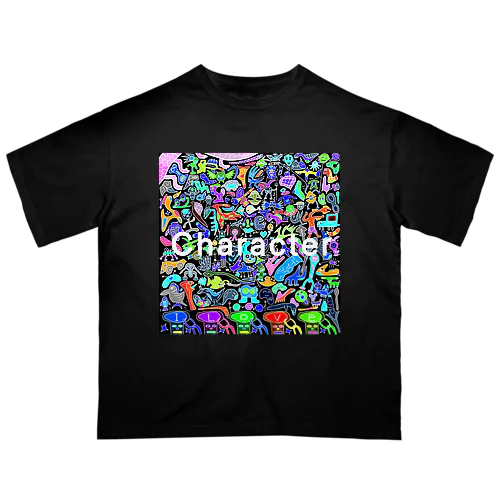 キャラクターネガ！ オーバーサイズTシャツ