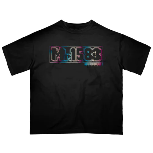 Mr.158.3 pikblue NEON オーバーサイズTシャツ