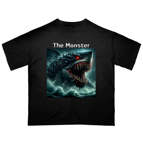 Monsterサメ オーバーサイズTシャツ