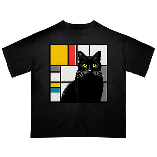 黒猫くん オーバーサイズTシャツ
