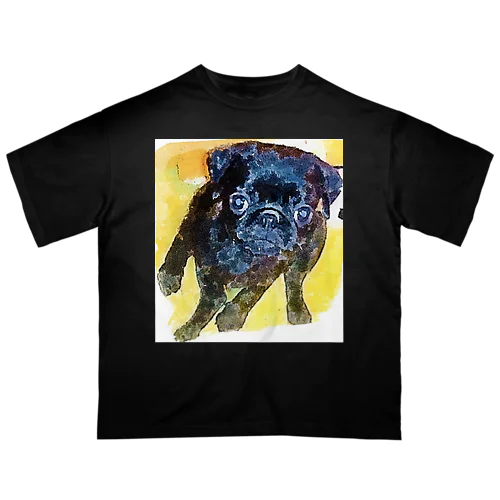 パグ犬　グッズ Oversized T-Shirt