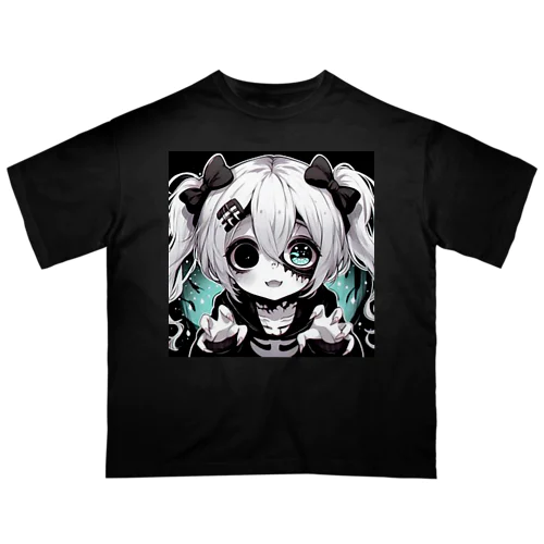 ホラー　かわいいグール１ オーバーサイズTシャツ