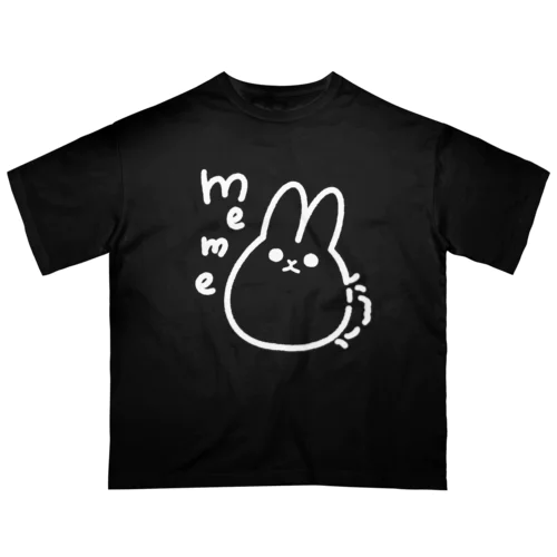 うさぎのmeme Oversized T-Shirt