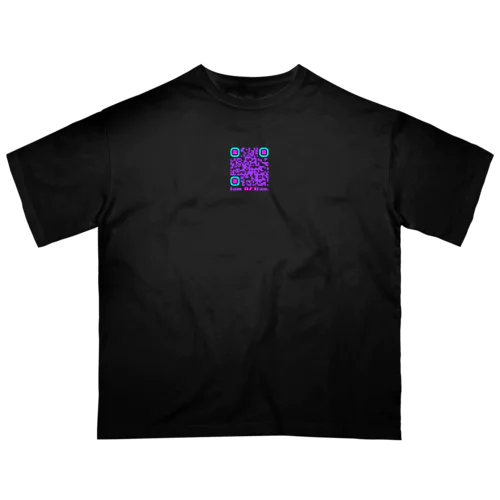 873fanオーバーサイズTシャツ(ブラック・ロゴ大きめ) Oversized T-Shirt