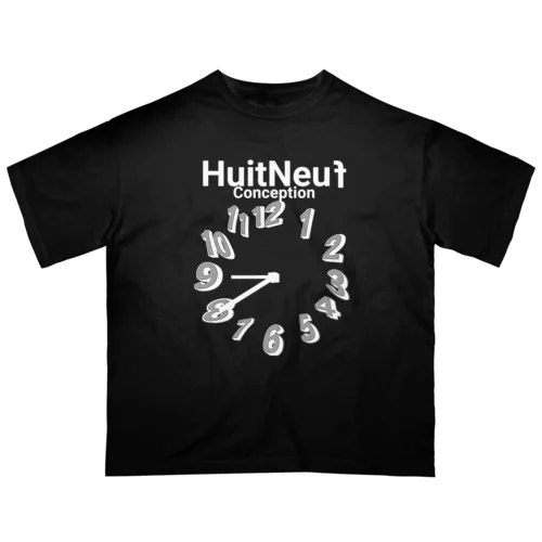 HuitNeuf Conception ロゴ Oversized T-Shirt