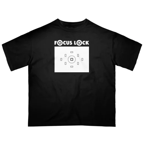 写真用語　フォーカスロック ☆黒ボディ オーバーサイズTシャツ