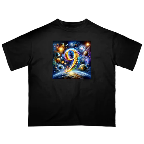 神秘的な数字 No.9🎵 オーバーサイズTシャツ