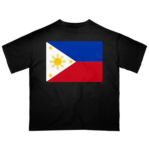 フィリピンの国旗 オーバーサイズTシャツ