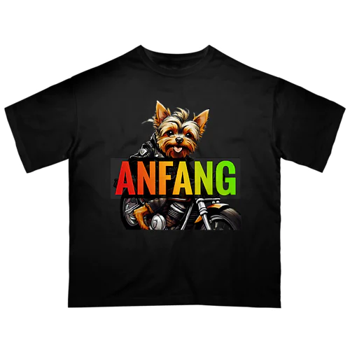 ANFANG バイカーヨーキー オーバーサイズTシャツ