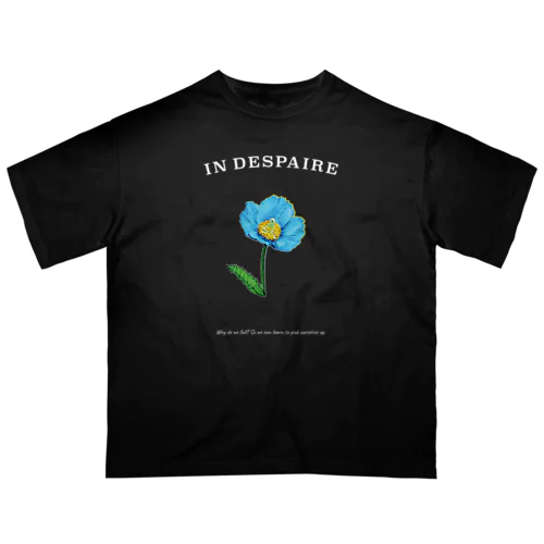 Himalayan blue poppy オーバーサイズTシャツ