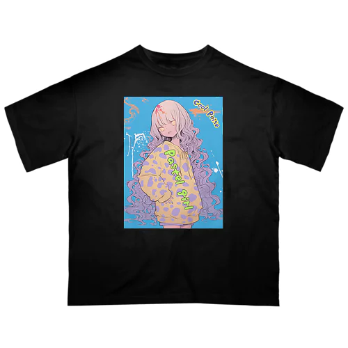 Pastel girl「パステルガール」 Oversized T-Shirt