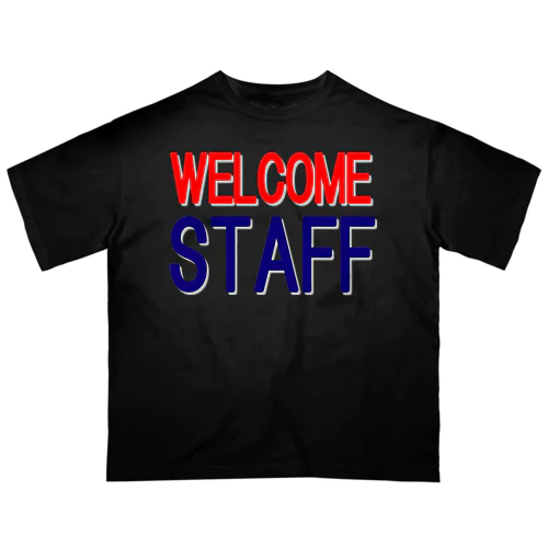 WELCOME STAFF オーバーサイズTシャツ