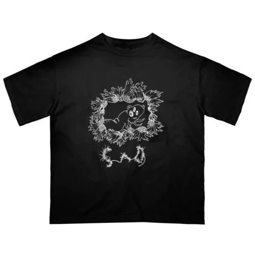 sad白文字 オーバーサイズTシャツ