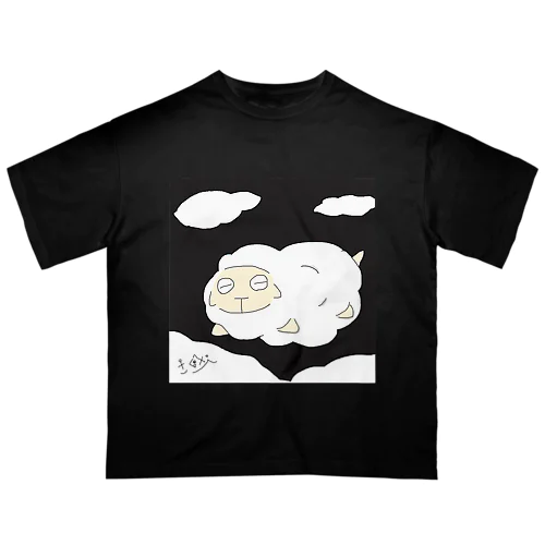 朔メェ～Tシャツ　黒 Oversized T-Shirt