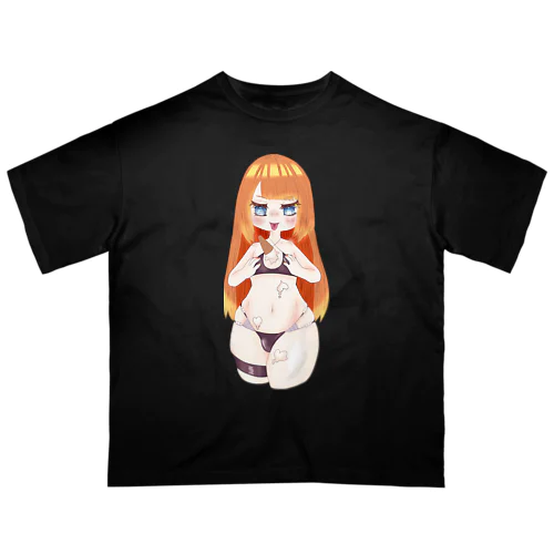 ふぁみ x ひとふたきり ときしっくぐらまー オーバーサイズTシャツ