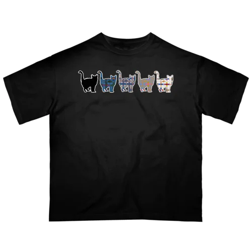 ５(=^・^=)猫さん オーバーサイズTシャツ