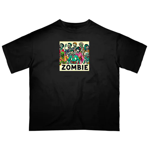 浮世絵ZOMBIE一家 Oversized T-Shirt