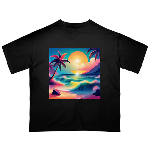 幻想的な夏 オーバーサイズTシャツ