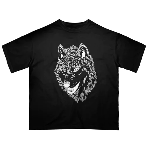 【復刻】獣TシャツBLACK Oversized T-Shirt