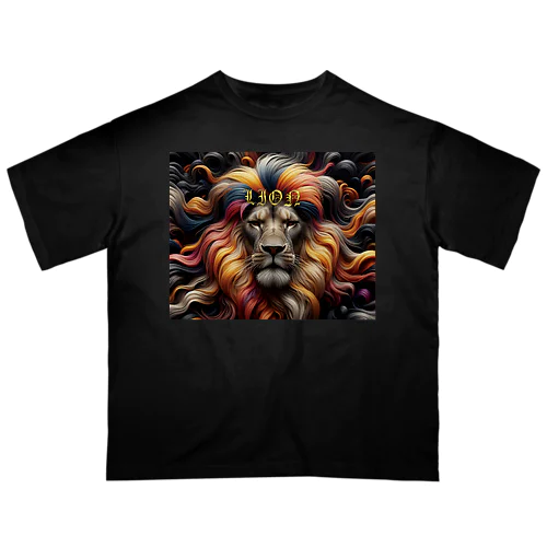 LION　face２ オーバーサイズTシャツ