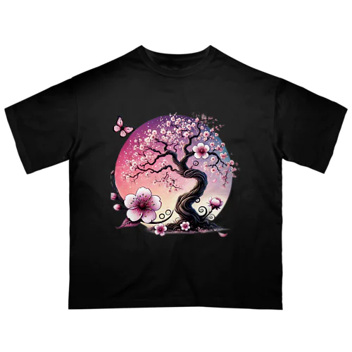 夢幻の桜 オーバーサイズTシャツ