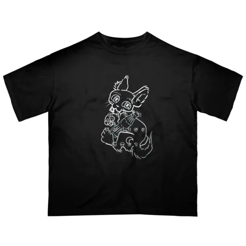 シャフねこTシャツ オーバーサイズTシャツ