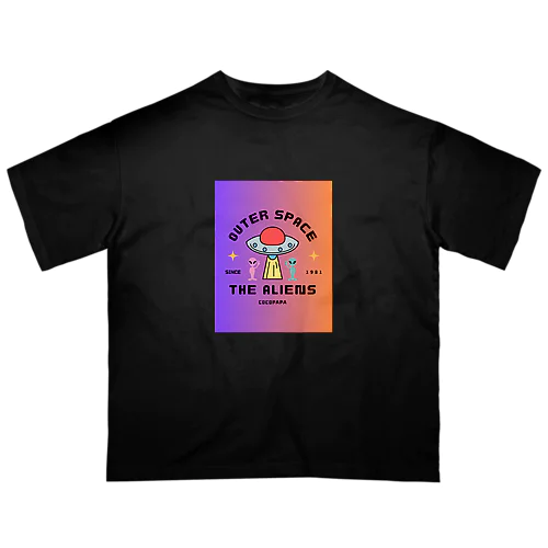 cocopapa　宇宙人のオーバーサイズTシャツ オーバーサイズTシャツ