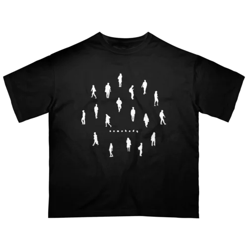 somebody_white Oversized T-Shirt