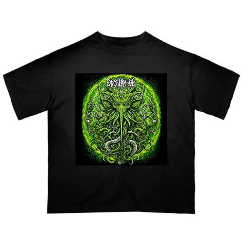 クトゥルフ神話ヨグ=ソトースデスメタル風 Oversized T-Shirt