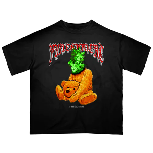 PUNISHMENT "BEAR" オーバーサイズTシャツ