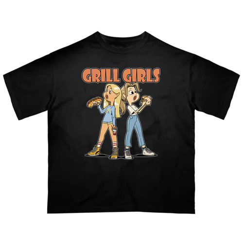 "grill girls" オーバーサイズTシャツ