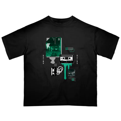  カセットテープ（両面／濃色用）  オーバーサイズTシャツ