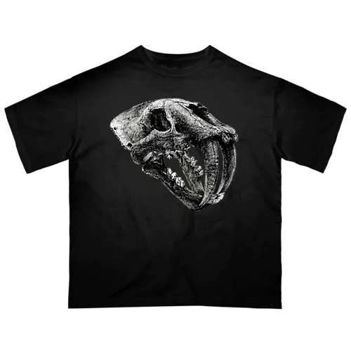 Smilodon(skull) Oversized T-Shirt