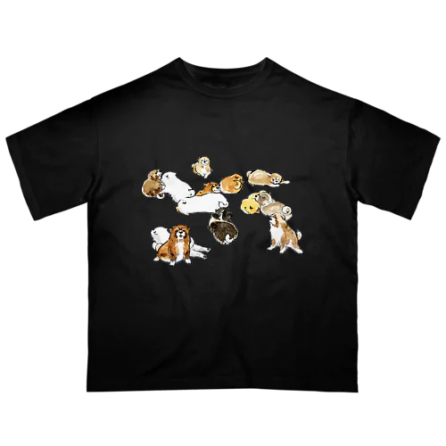 仔犬 オーバーサイズTシャツ