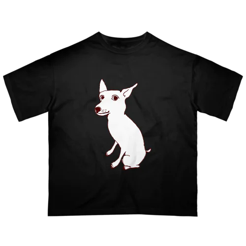 ミニピンデザイン「お座り中」（Tシャツ・パーカー・グッズ・ETC） オーバーサイズTシャツ