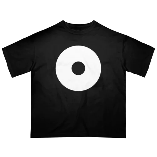 加藤清正/賤ケ岳の七本槍/蛇の目紋/ホワイト オーバーサイズTシャツ