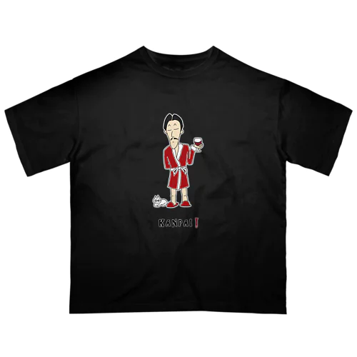 ワイン貴族（赤ガウン） オーバーサイズTシャツ